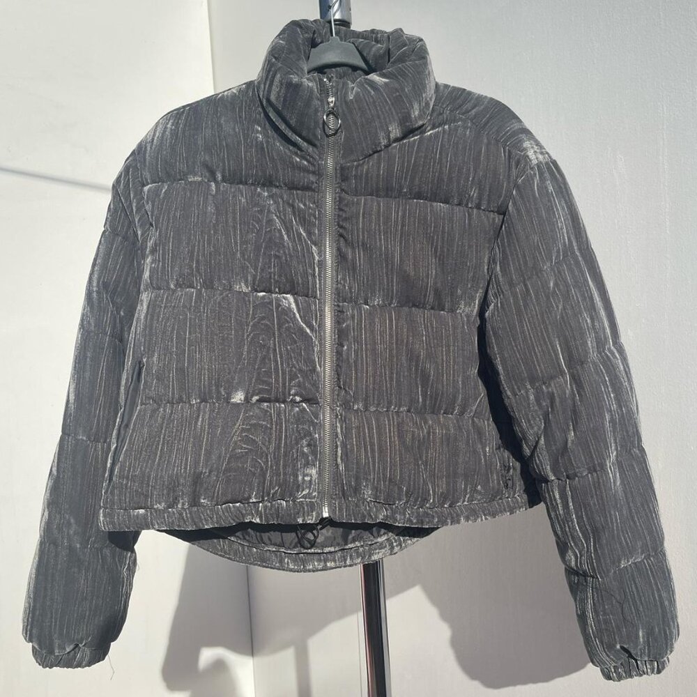 Luxury Velvet Puffer Jacket